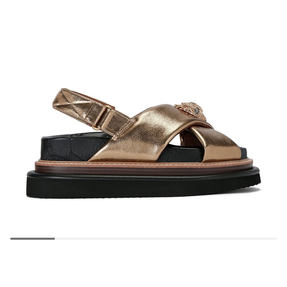 Elegant Gold Women's Sandals by Kurt Geiger. Wore it once.